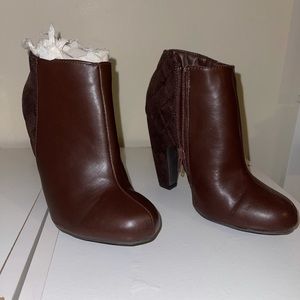 Brown bootie